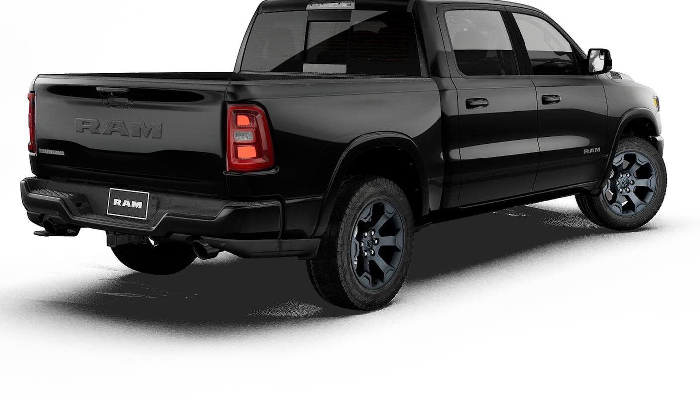 New 2027 Diamond Black Crystal Pearl-Coat Exterior Paint RAM BIG HORN image 28