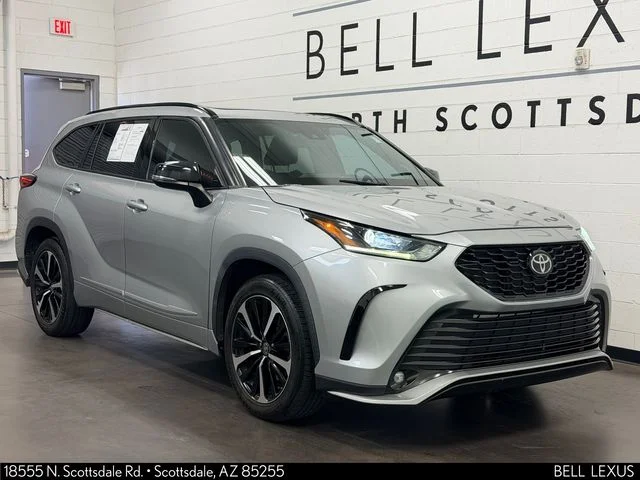 Used 2021 Silver Toyota XSE image 2