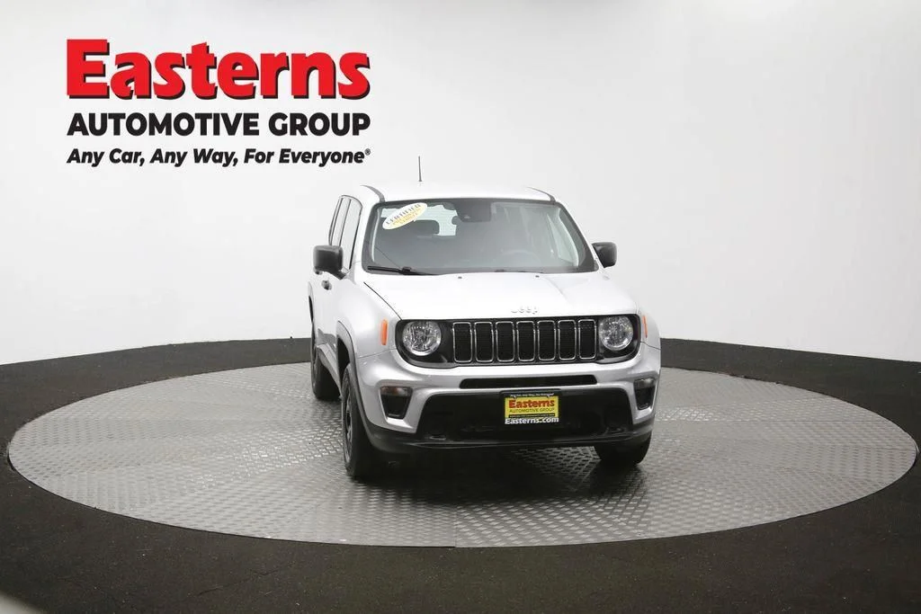 Certified Used 2021 Silver Jeep Sport image 53