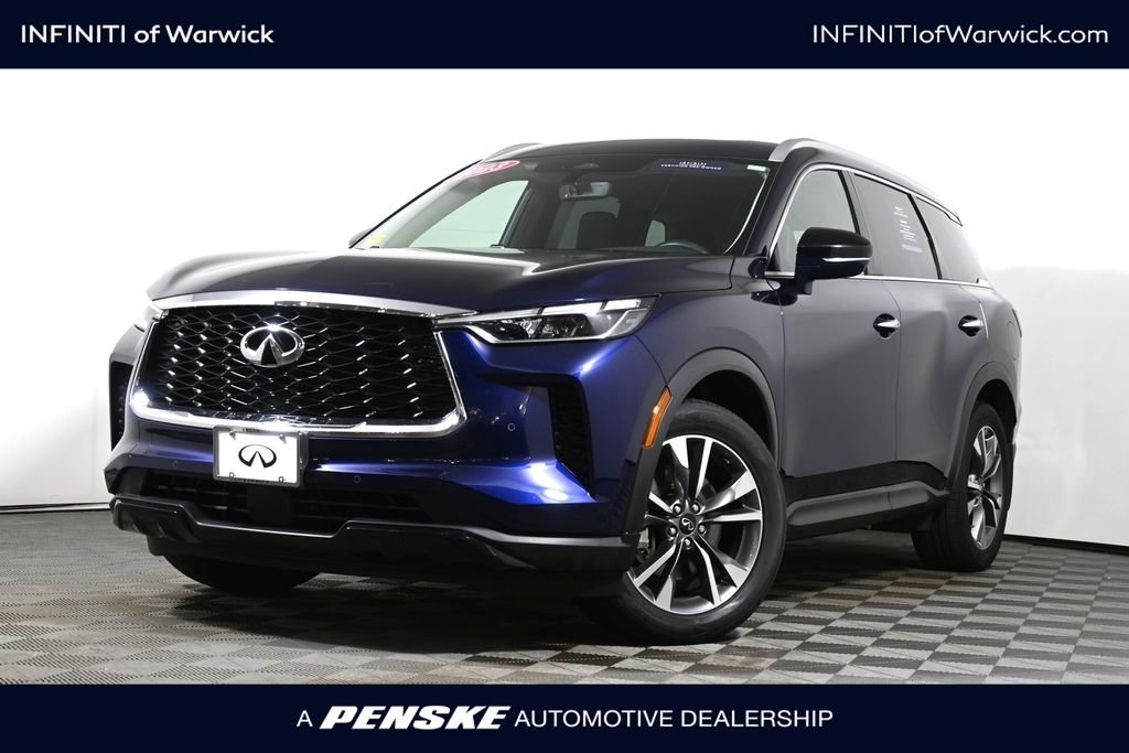 Certified Used 2023 Blue INFINITI LUXE image 1
