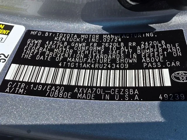 2024 Toyota Camry SE - Photo 30