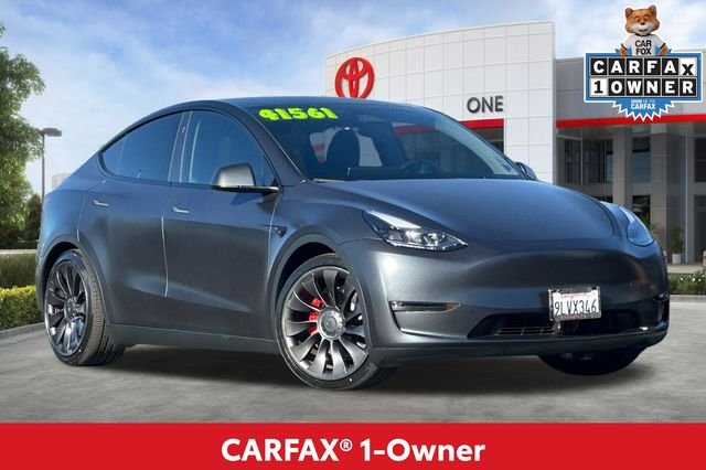 Used 2024 Tesla Model Y Performance with VIN 7SAYGDEF1RF049647 for sale in Oakland, CA
