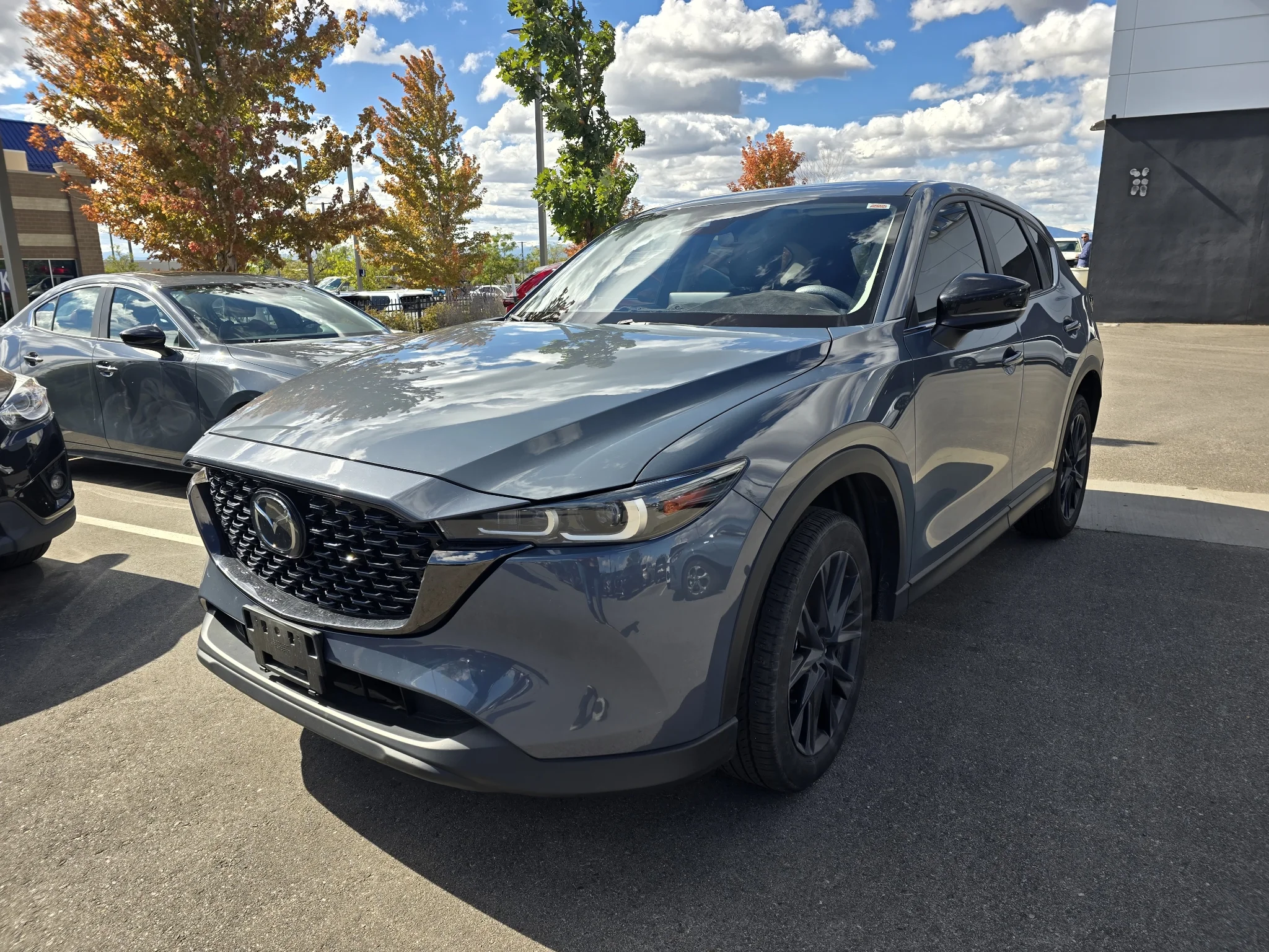 Used 2025 Polymetal Gray Metallic Mazda 2.5 S Carbon Edition image 1