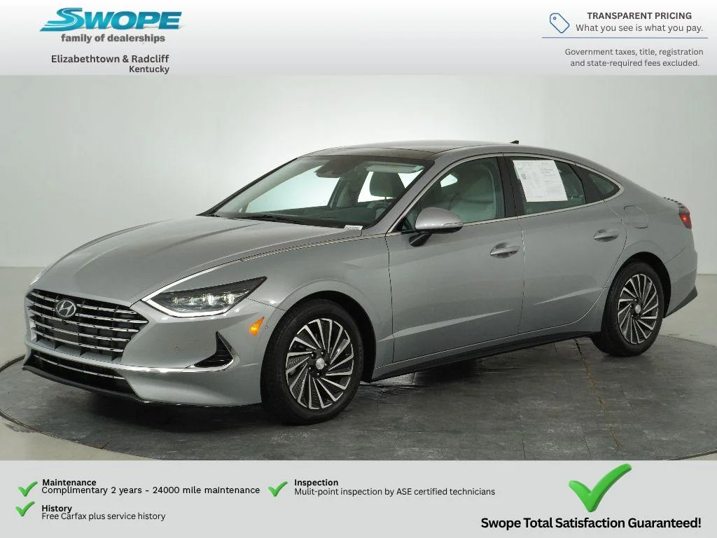 Certified Used 2023 Curated Silver Hyundai Limited image 7