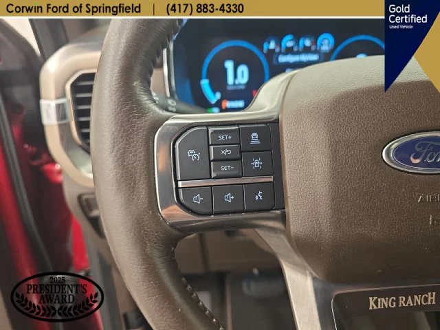 Used 2023 Rapid Red Metallic Tinted Clearcoat Ford King Ranch image 37