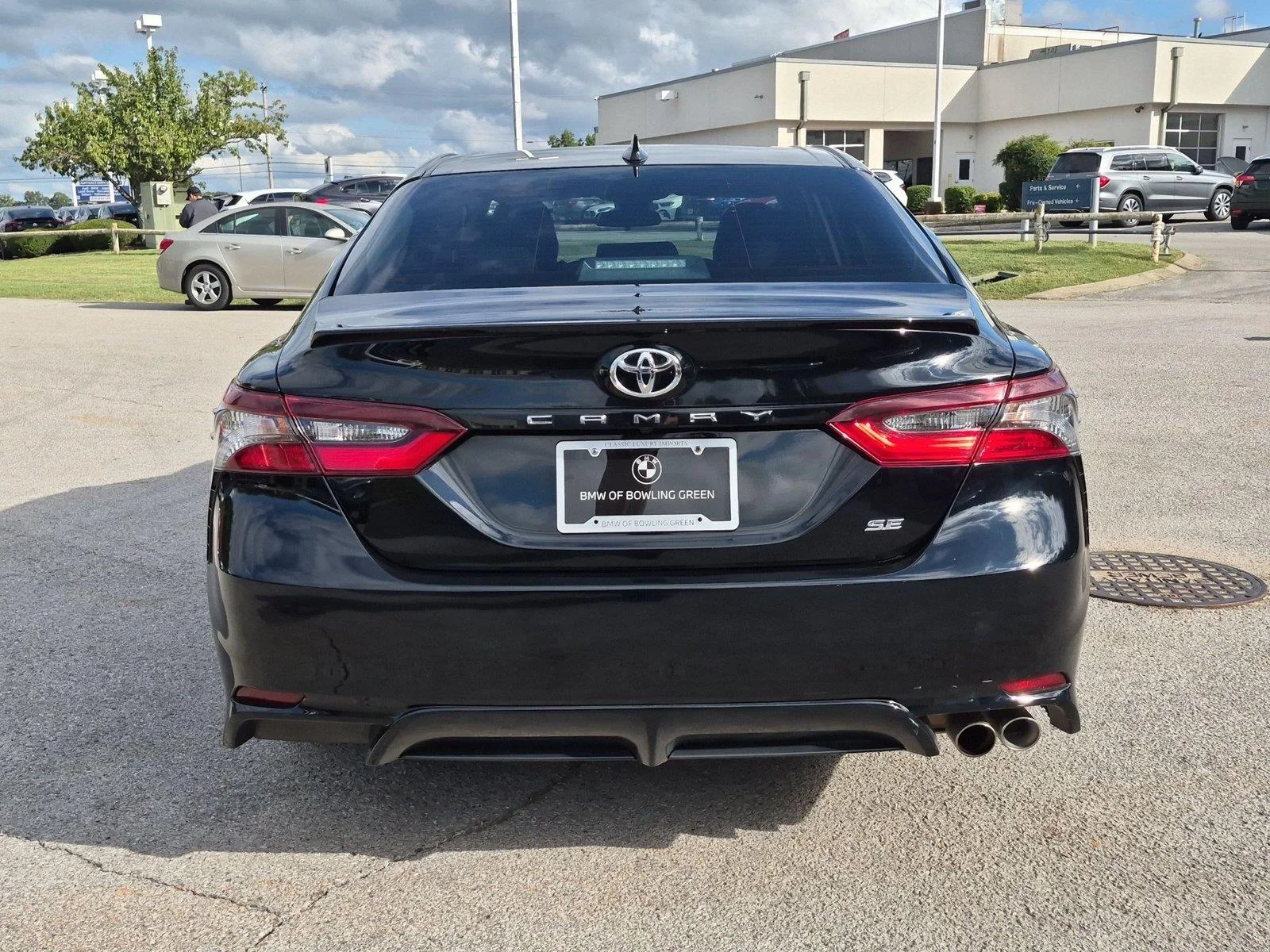 Used 2024 Midnight Black Metallic Toyota SE image 4