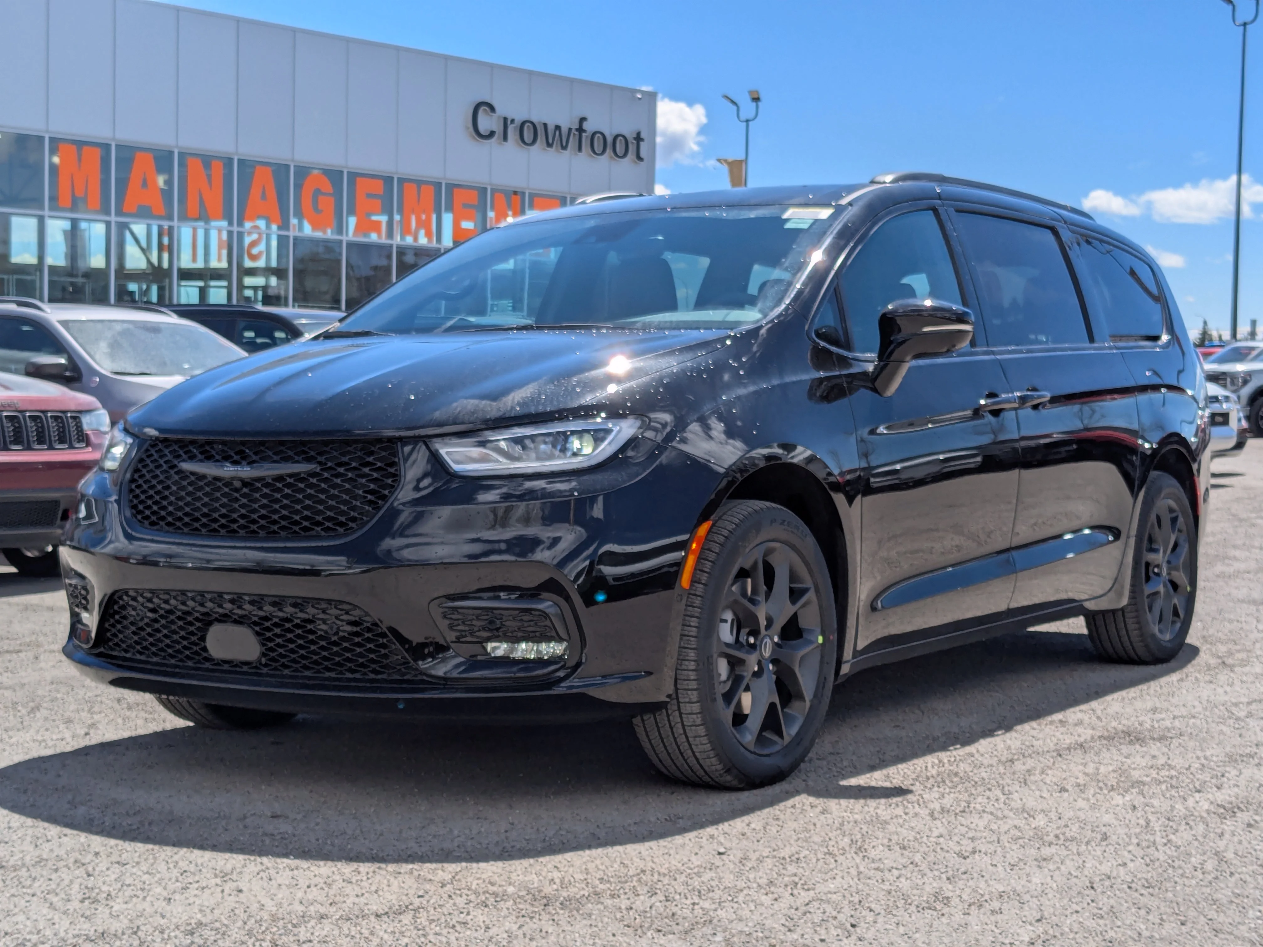 New 2026 Black Chrysler Select AWD - - 3.6L Pentastar VVT V6 - S Appearance Pkg w/ 20 Whls - Safety Sphere w/ 360 Camera & image 4