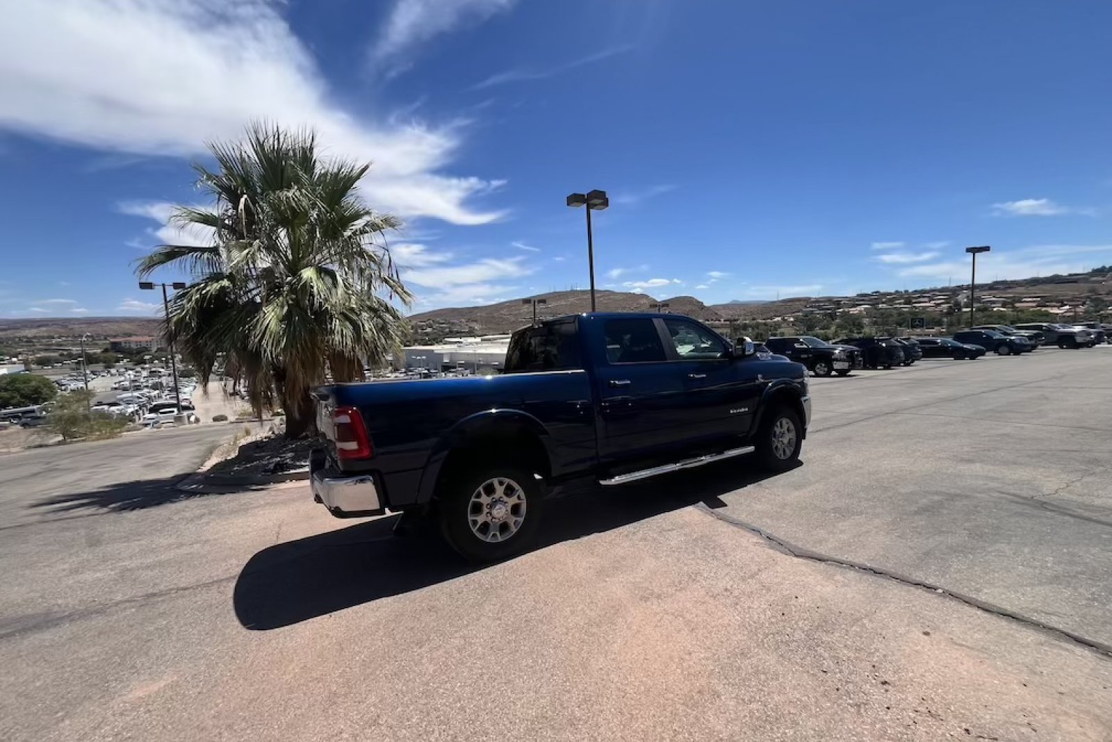 Used 2021 Patriot Blue Pearlcoat Ram Laramie image 11
