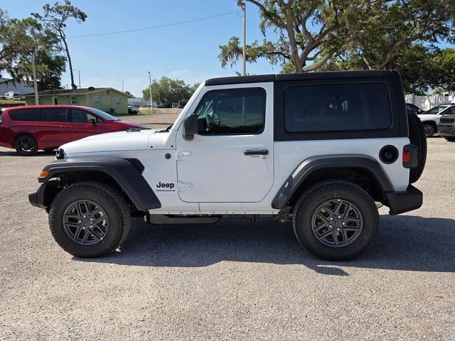New 2026 Bright White Clear-Coat Exterior Paint Jeep Sport S image 4