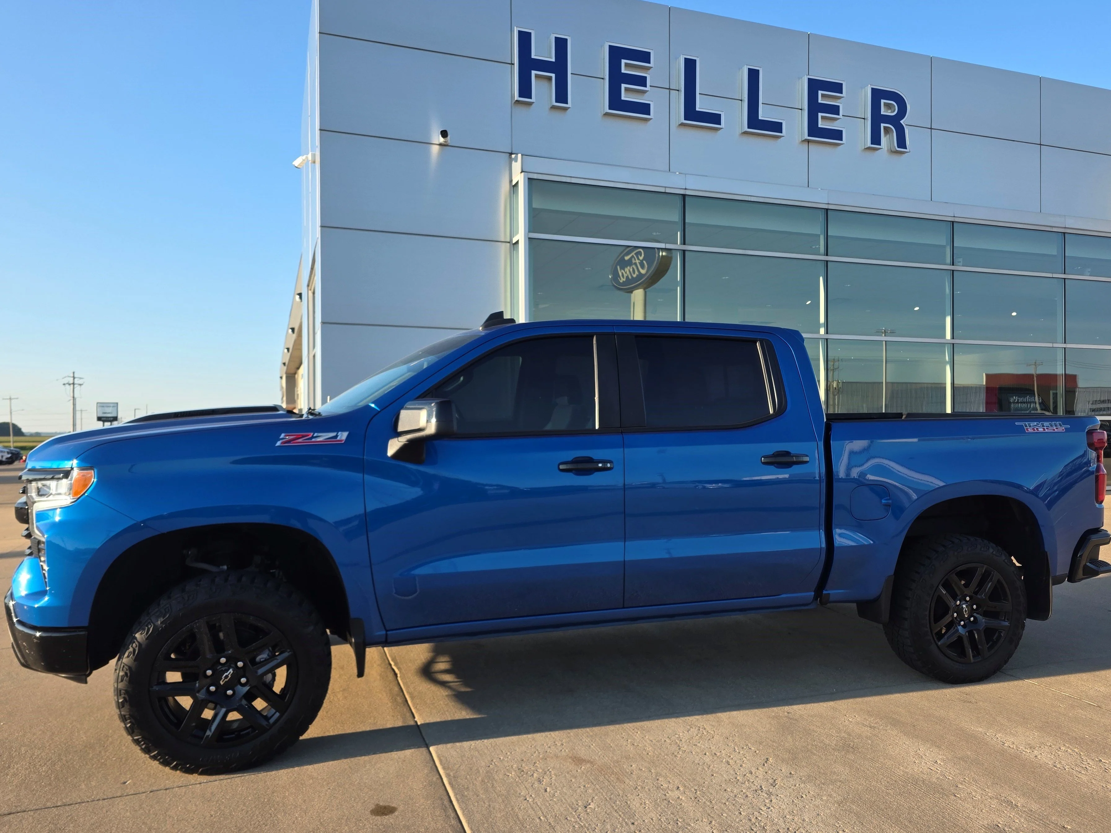 Used 2022 Glacier Blue Metallic Chevrolet LT Trail Boss image 3