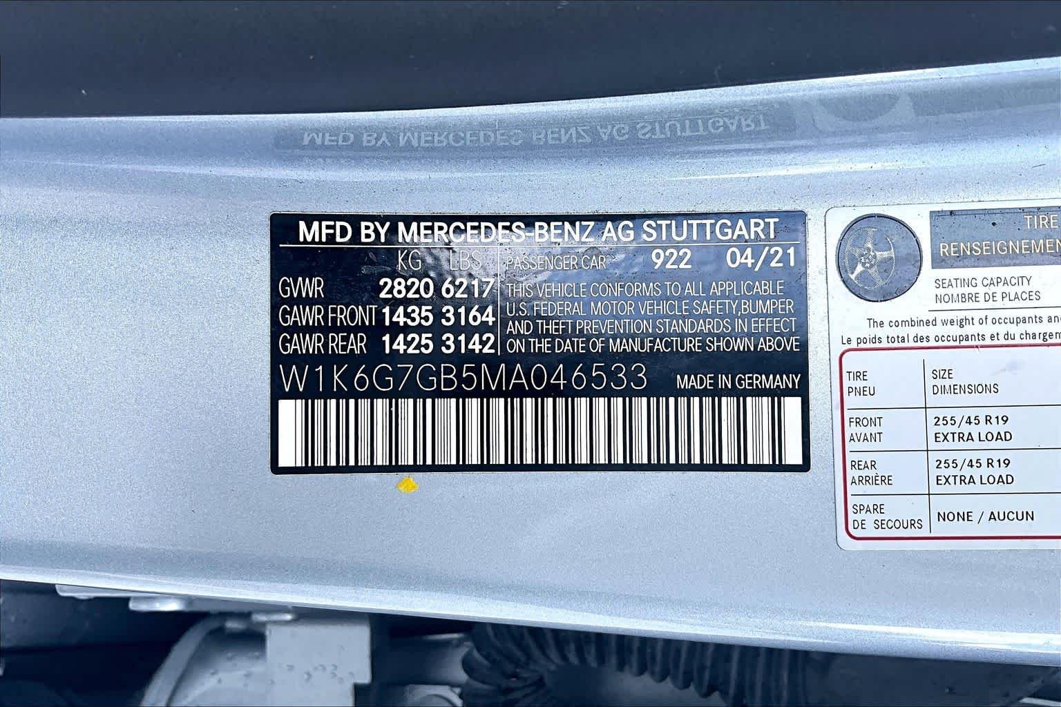 Used 2021 Cirrus Silver Mercedes-Benz S 580 image 32