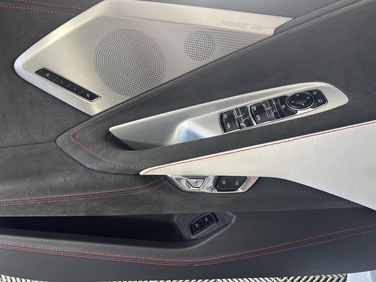 Used 2023 White Pearl Metallic Tricoat Chevrolet Stingray image 6