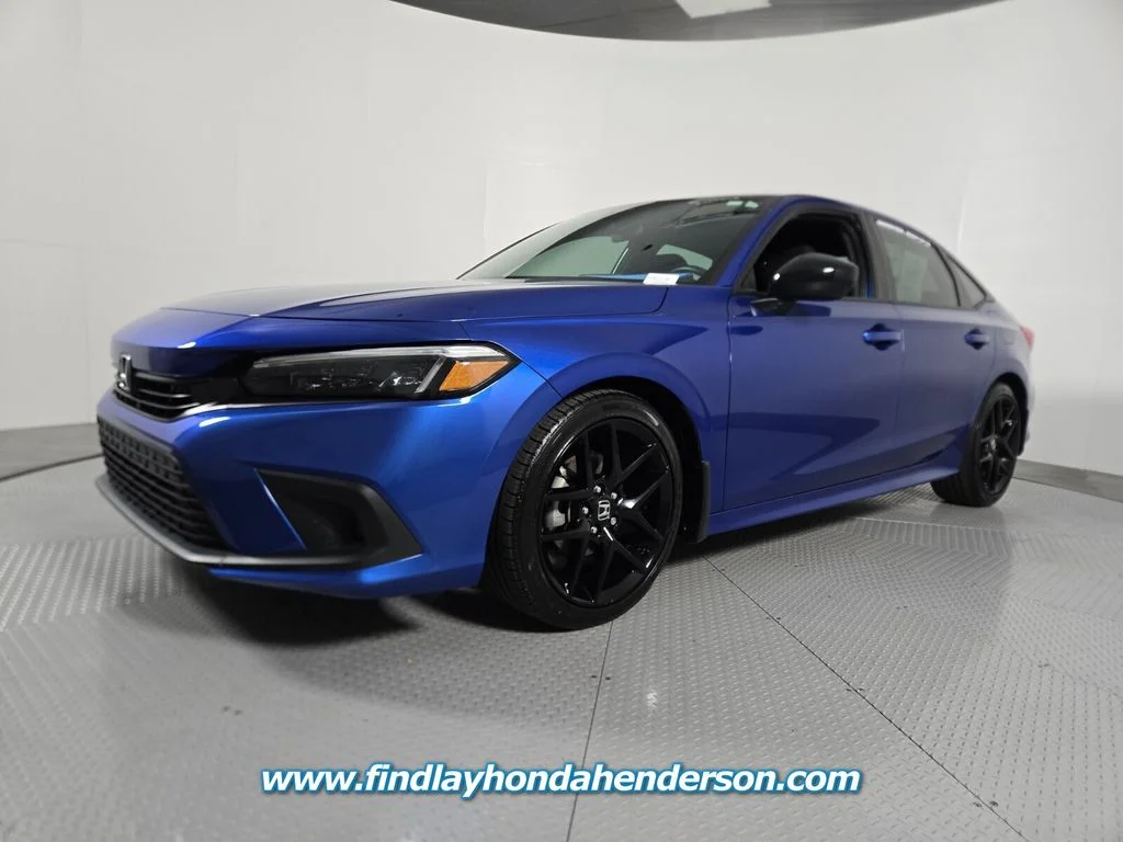 Certified Used 2024 Aegean Blue Metallic Honda Sport image 2