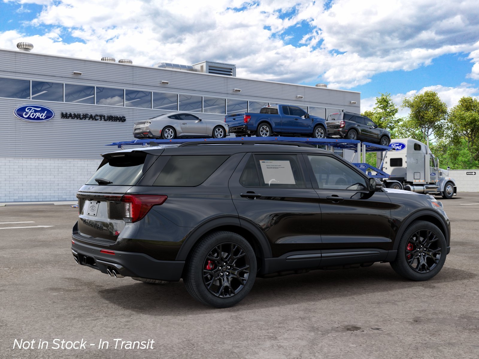New 2027 Agate Black Metallic Ford ST image 6