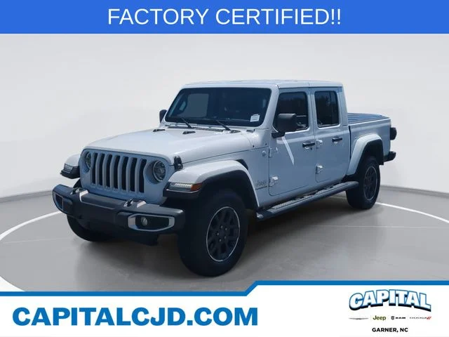 Used 2021 White Jeep Overland image 1