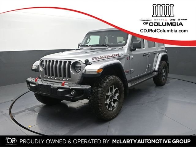 Used 2020 Silver Jeep Unlimited Rubicon image 1