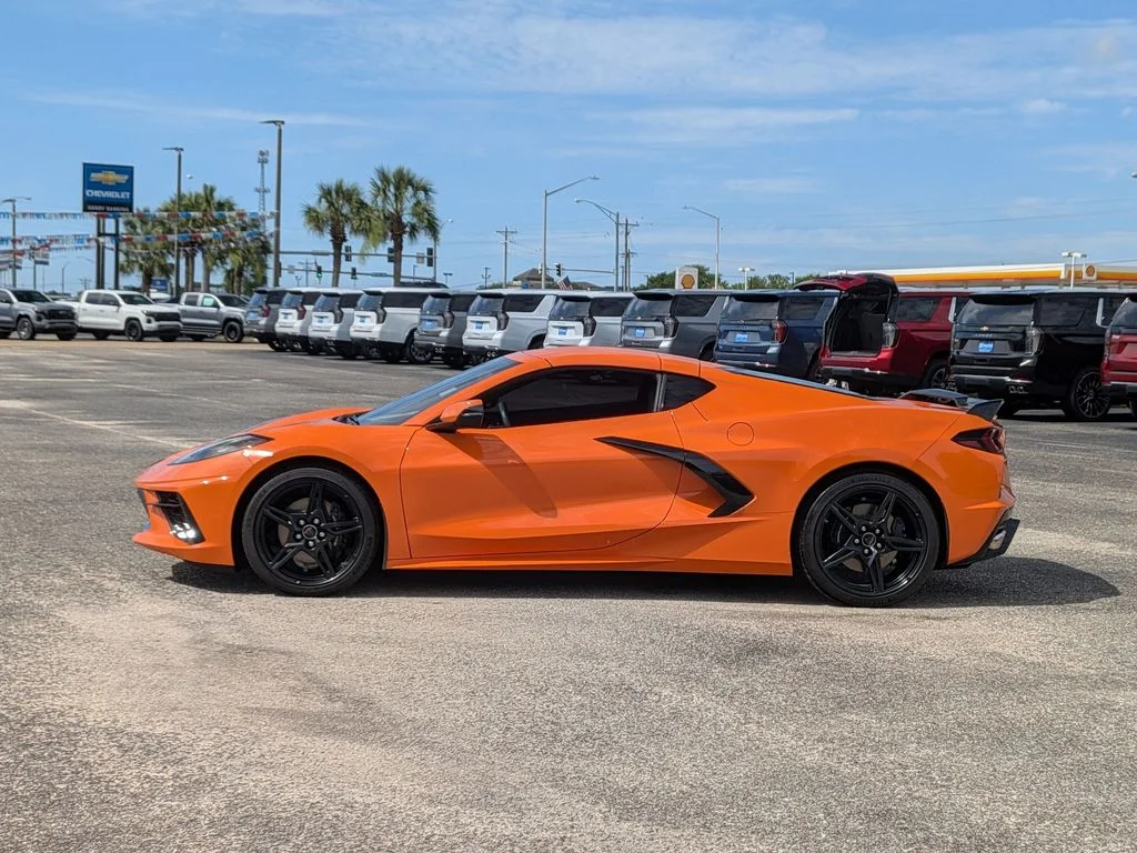 Used 2023 Orange Chevrolet Stingray image 2