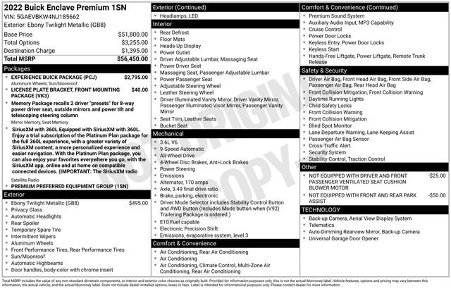 Used 2022 Black Buick Premium Group image 33