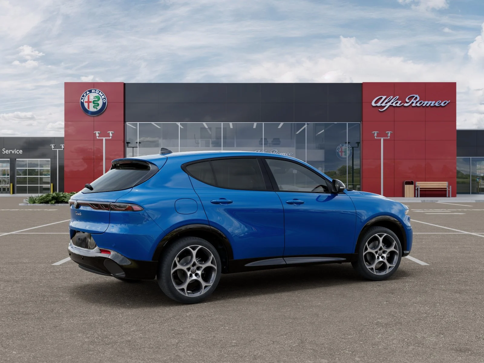 New 2025 Misano Blue Metallic Exterior Paint Alfa Romeo Base image 32