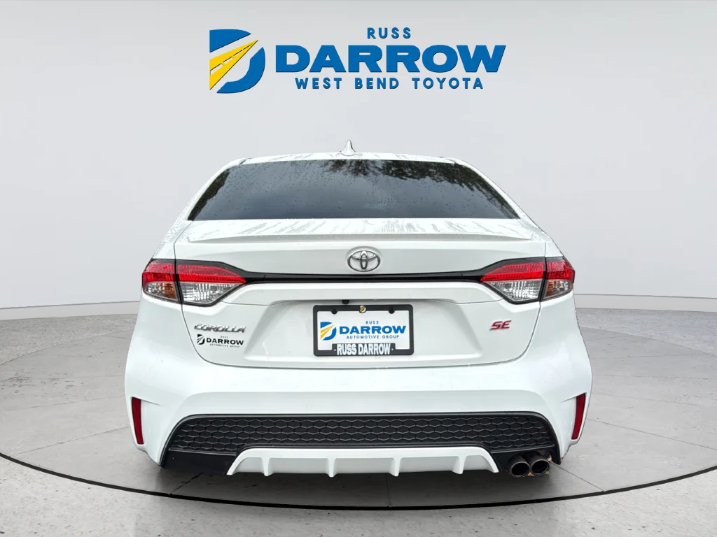 Used 2021 White Toyota SE image 8