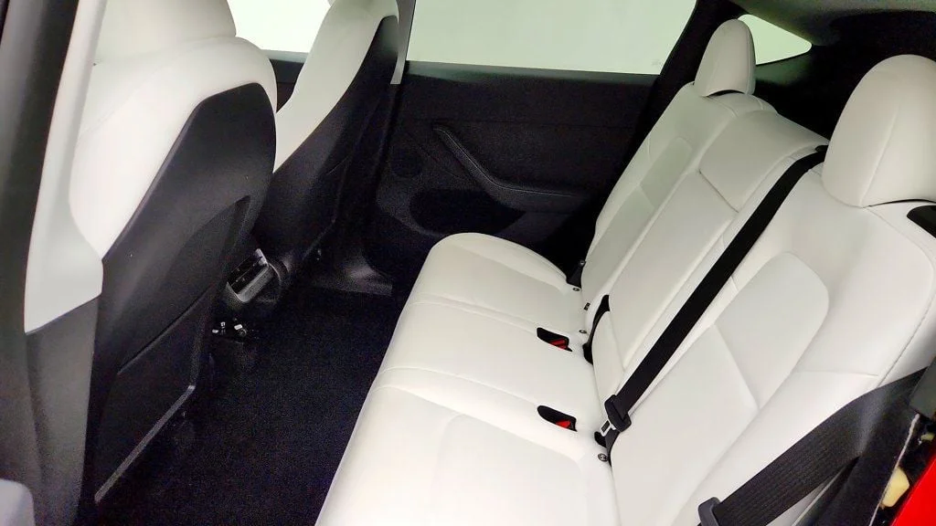 Used 2024 Ultra Red Tesla Long Range AWD w/ Premium White Interior image 24