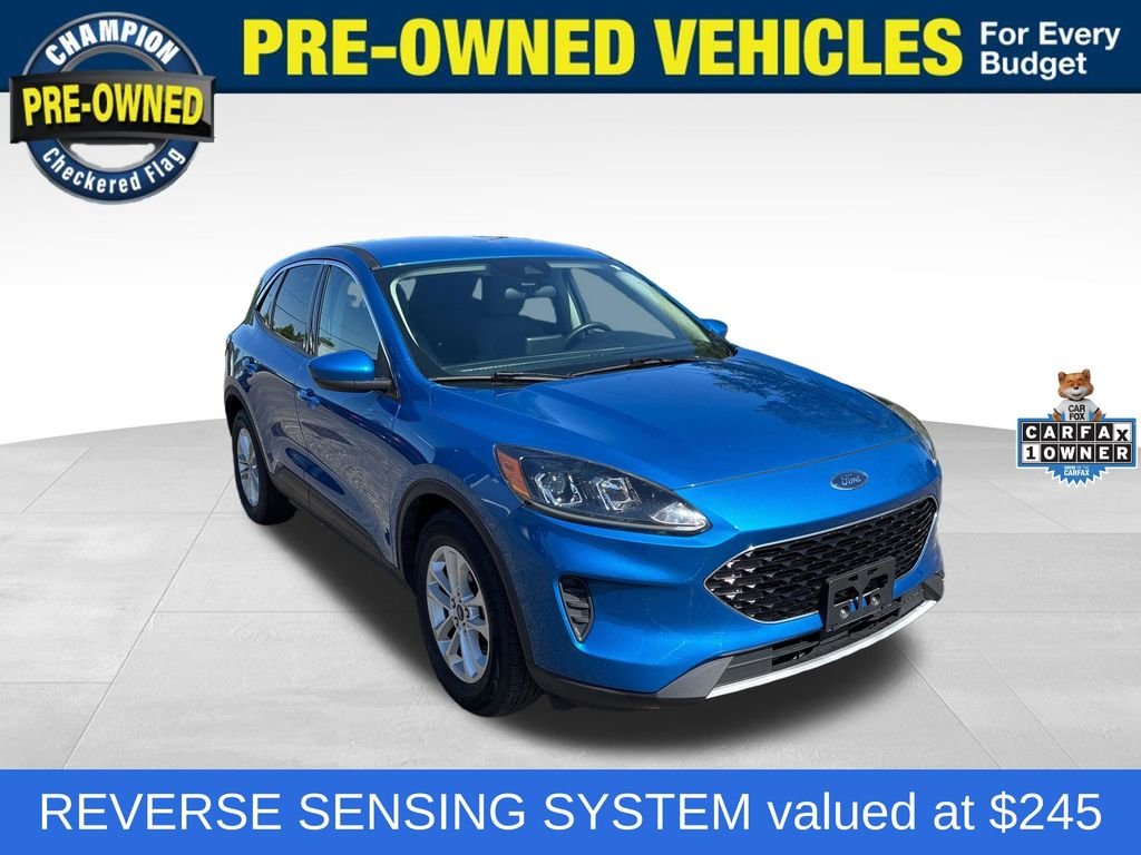 Used 2020 Blue Ford SE image 1