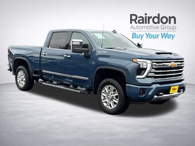Used 2024 Lakeshore Blue Metallic Chevrolet High Country image 1
