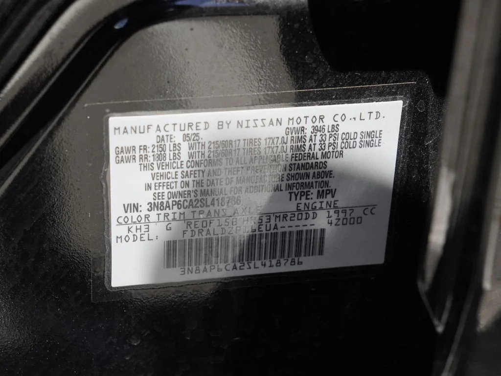 Used 2025 Black Nissan SV image 25