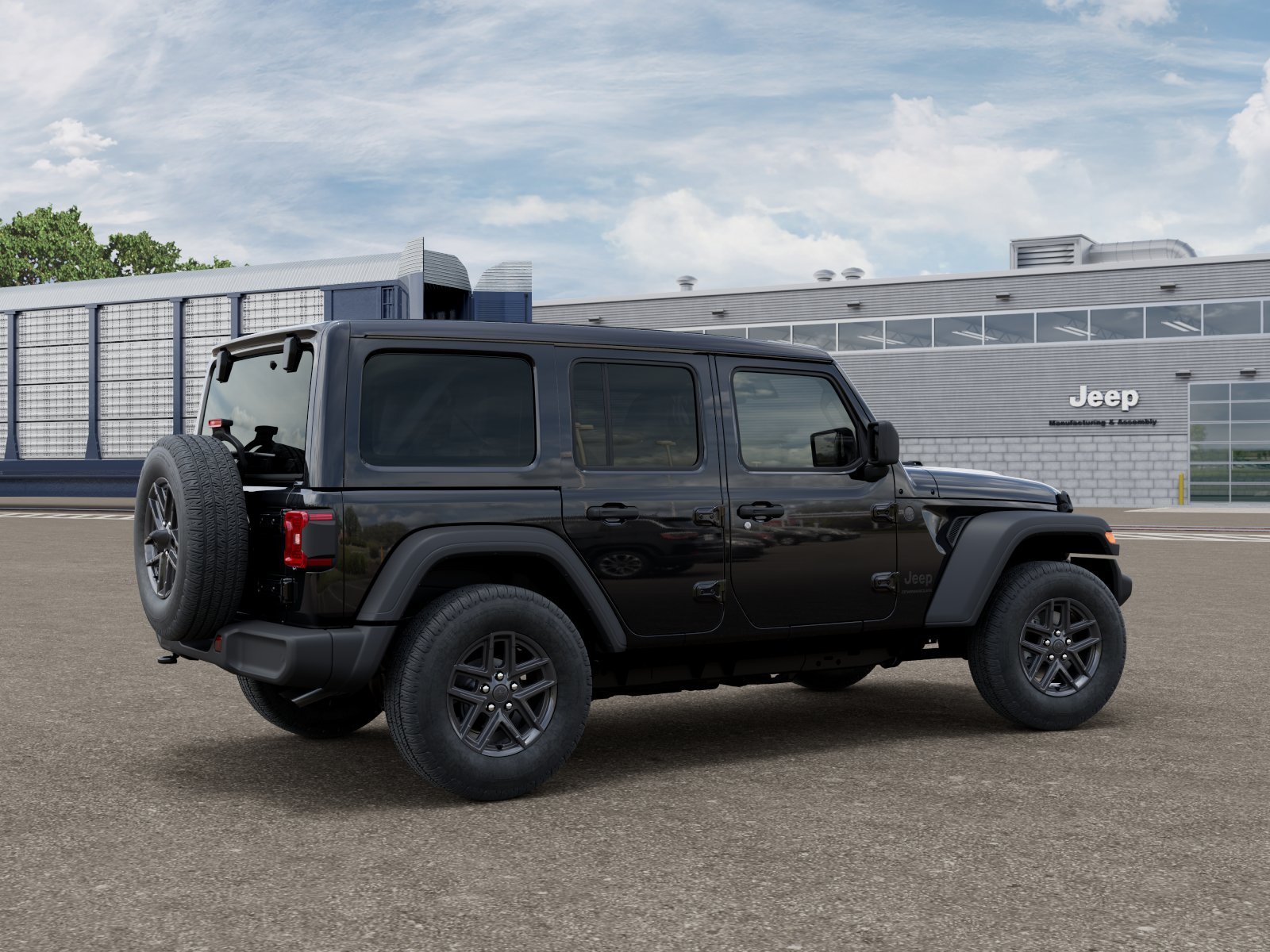 New 2026 Black Clear-Coat Exterior Paint Jeep Sport S image 2