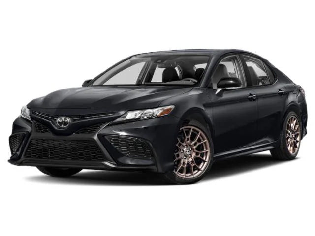Used 2023 Midnight Black Metallic Toyota SE Nightshade image 1