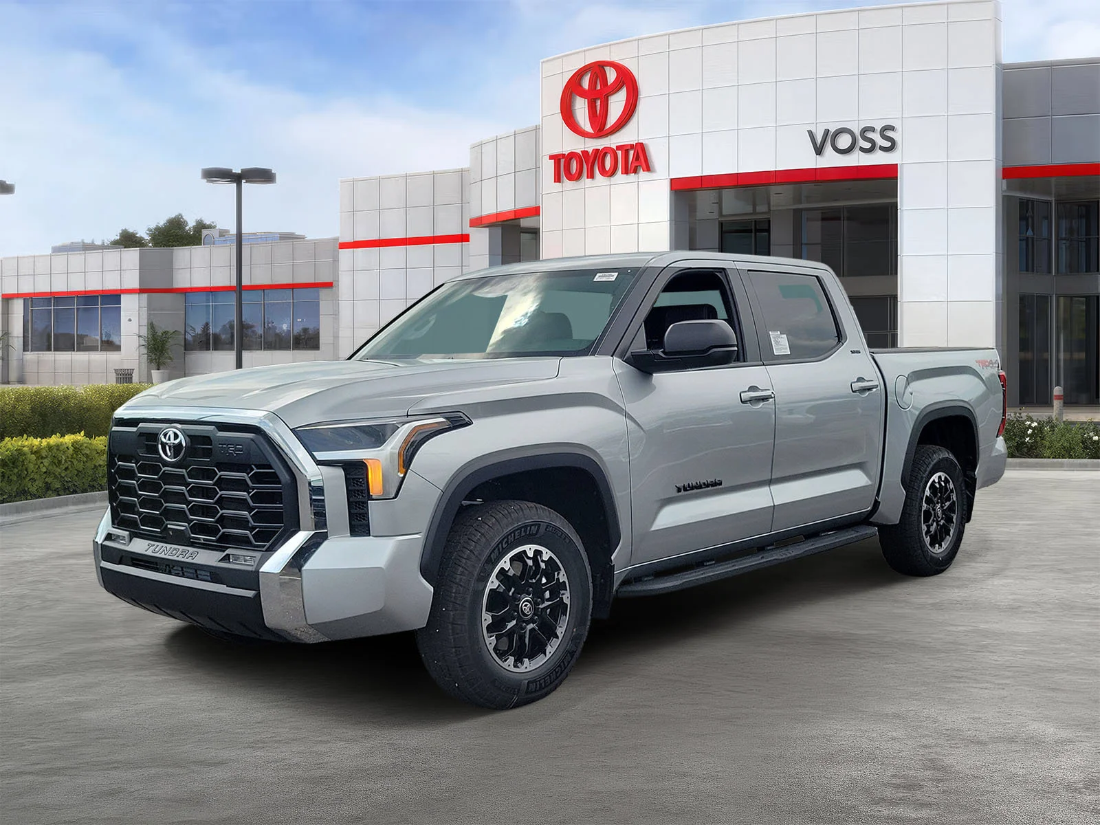 New 2026 Celestial Silver Metallic Toyota SR5 CrewMax 5.5
