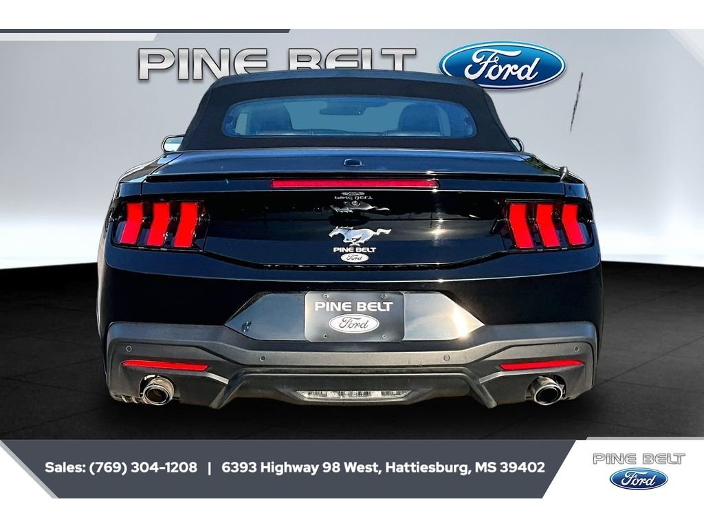 Used 2024 BLACK Ford EcoBoost Convertible image 4
