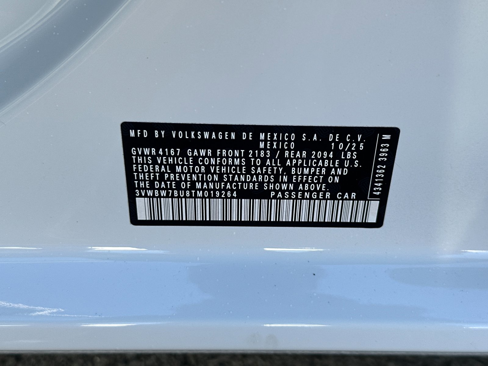 New 2026 Pure White Volkswagen Sport image 25
