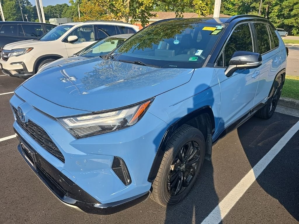 Used 2023 Blue Toyota XSE image 2