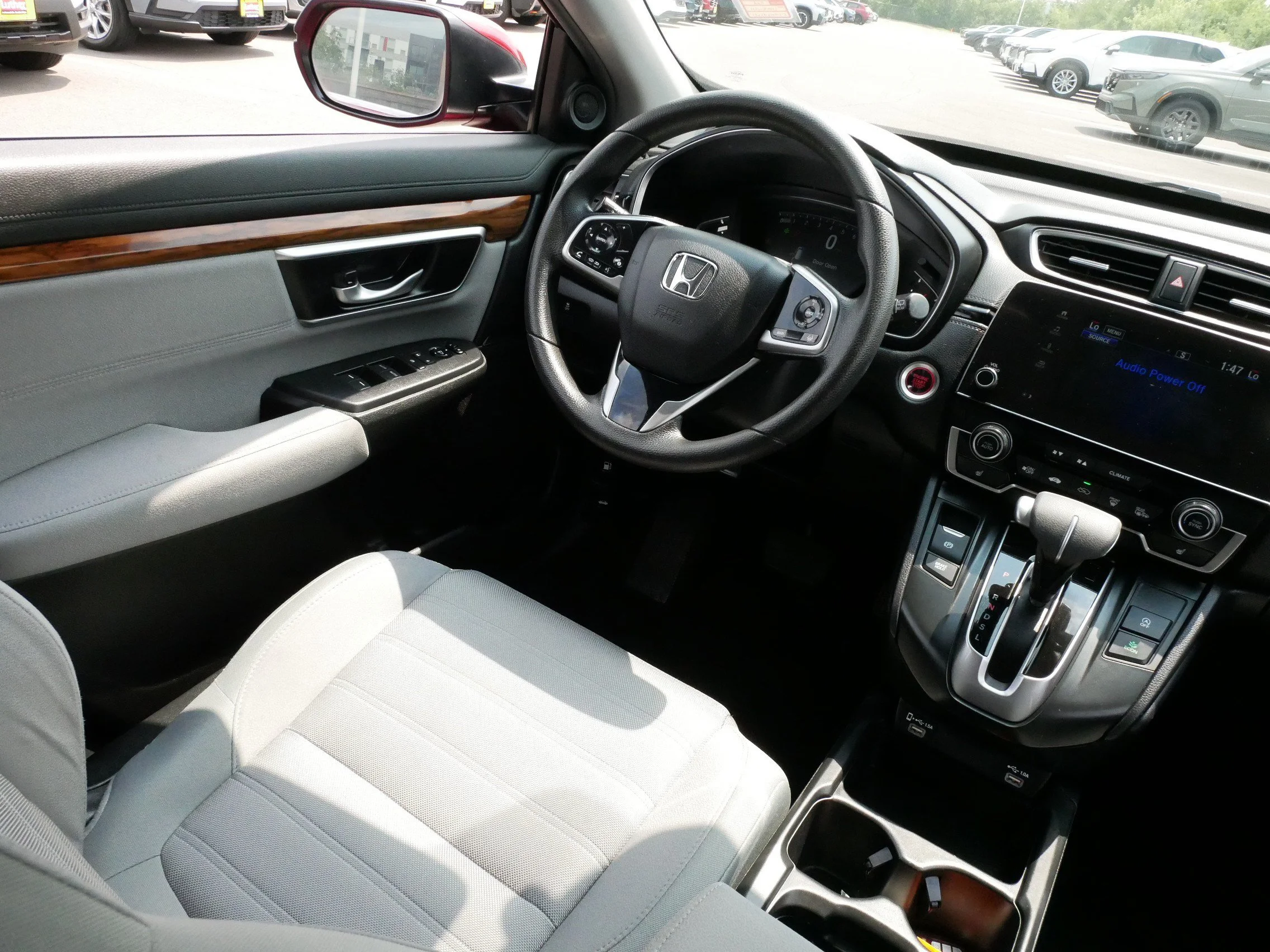 Used 2021 Radiant Red Metallic Honda EX image 9