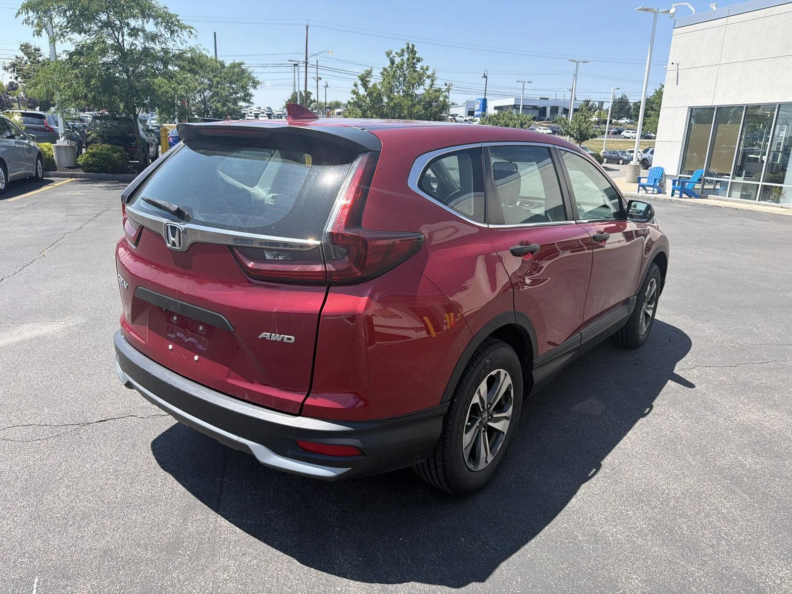 Used 2020 Radiant Red Metallic Honda  image 17