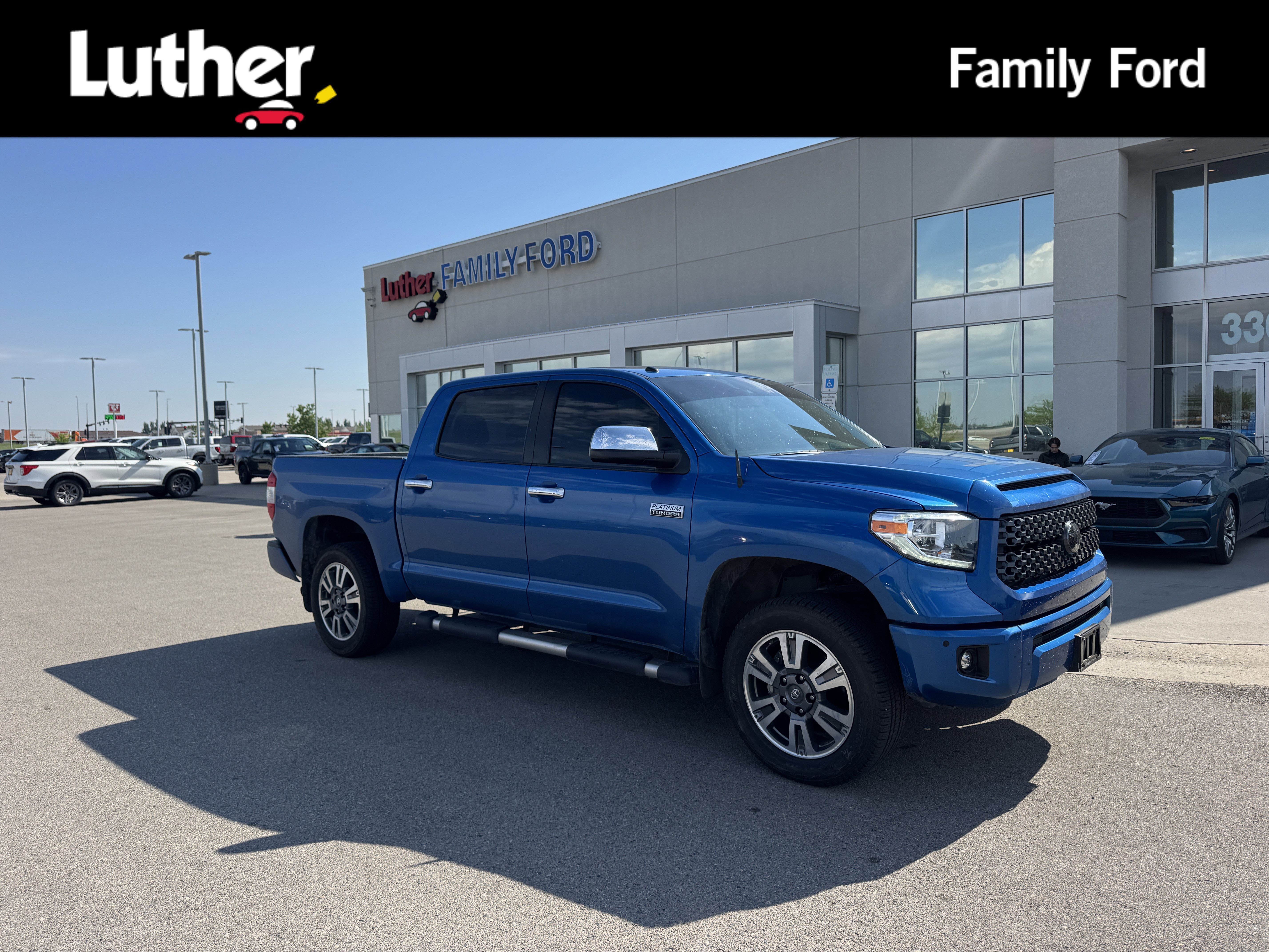 Used 2018 Blazing Blue Pearl Toyota Platinum image 1