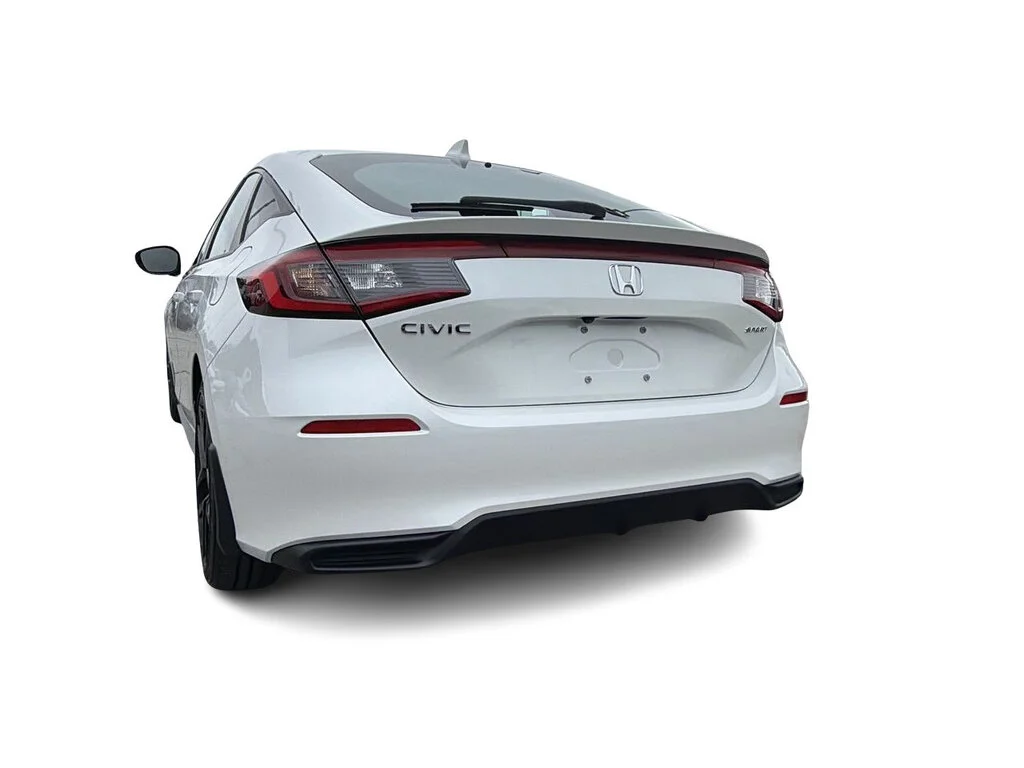 Used 2025 Platinum White Pearl Honda Sport CVT Hatchback Certified Pre-Owned   Clean Ti image 11