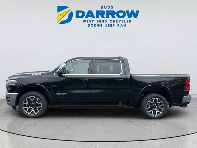 New 2026 Diamond Black Crystal Pearl-Coat Exterior Paint RAM Laramie image 2