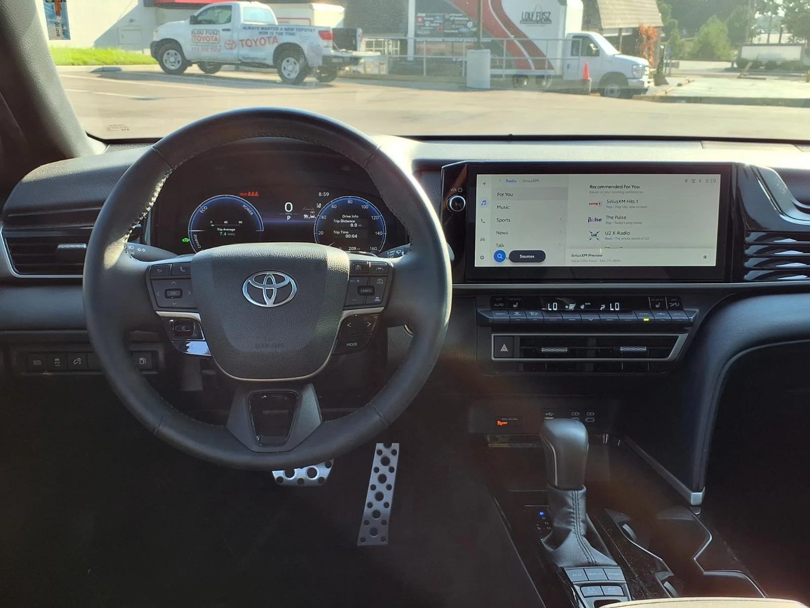 Certified Used 2025 Midnight Black Metallic TOYOTA XSE image 5