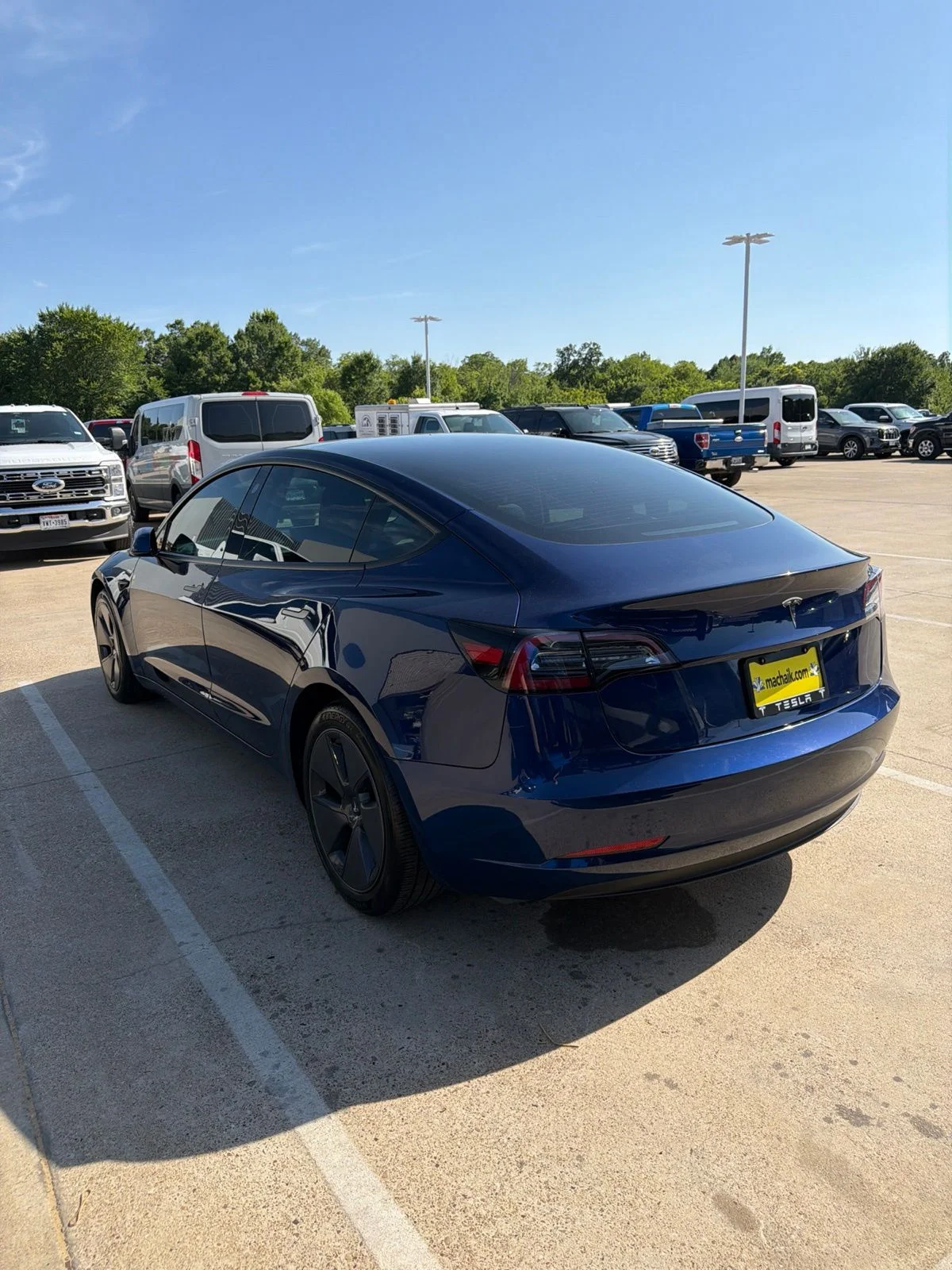 Used 2023 Blue Tesla Base image 3