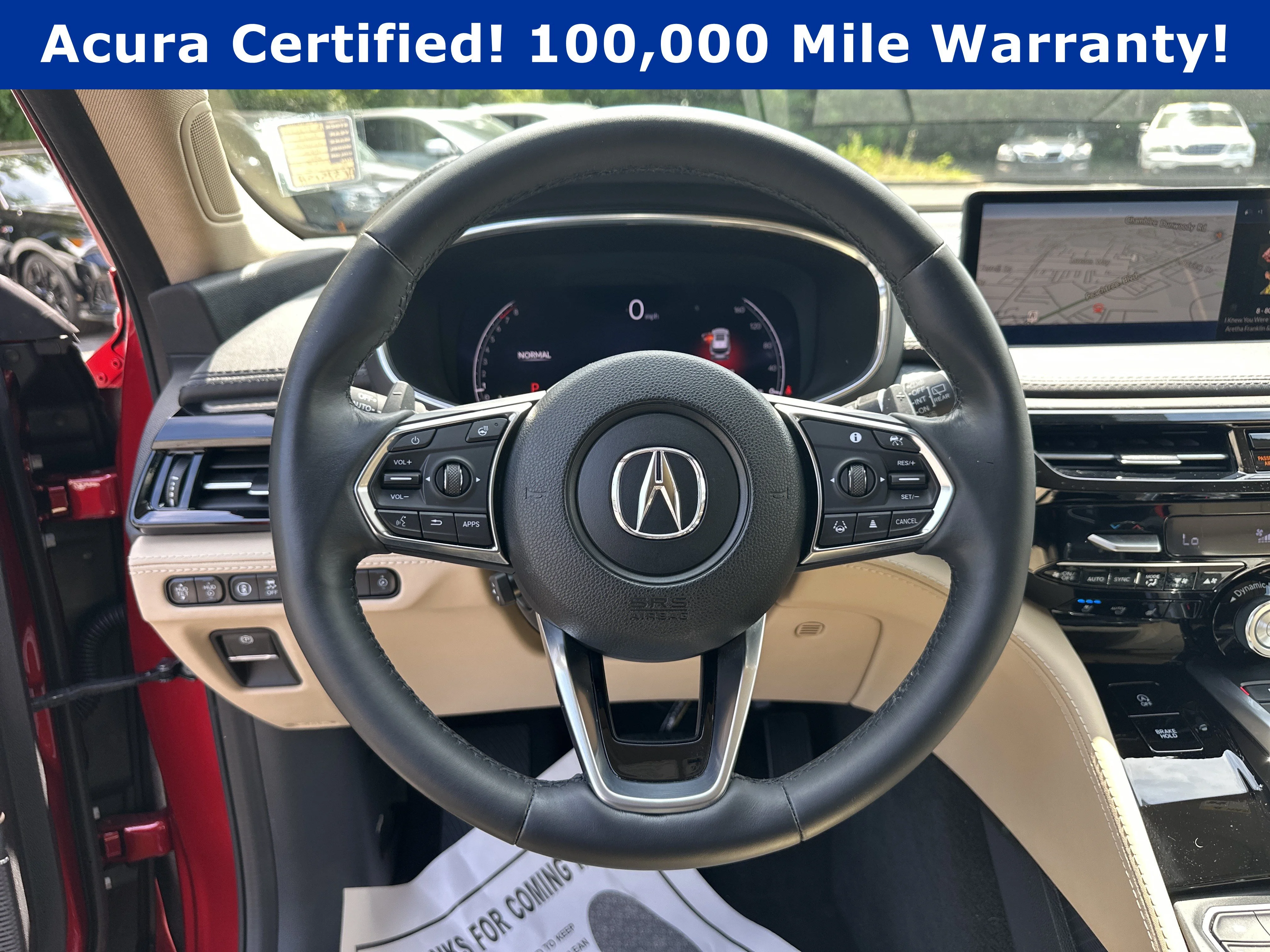 Certified Used 2023 Performance Red Pearl Acura SH-AWD ADVANCE image 61