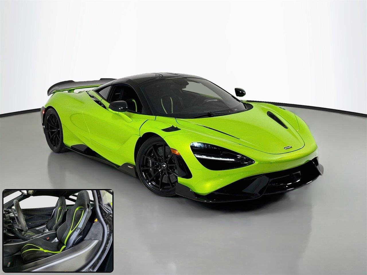 Used 2021 Lime Green McLaren Coupe image 2