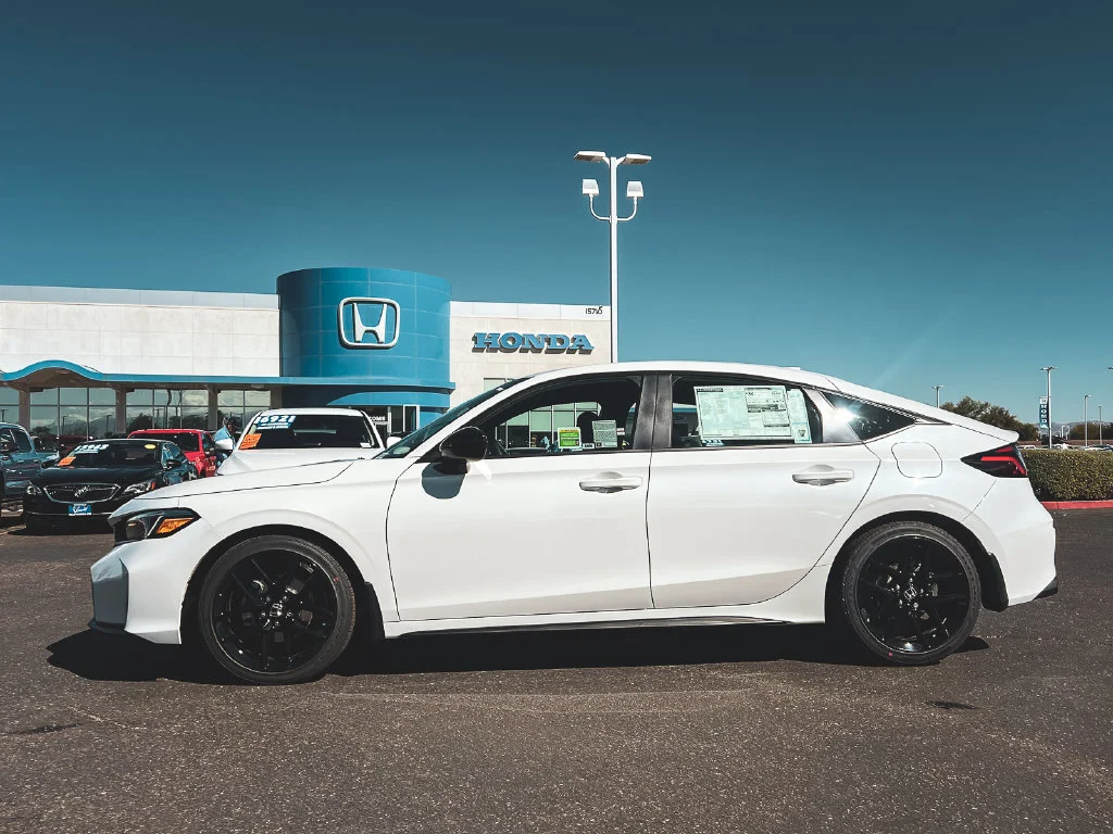 New 2026 Platinum White Pearl Honda Sport image 8