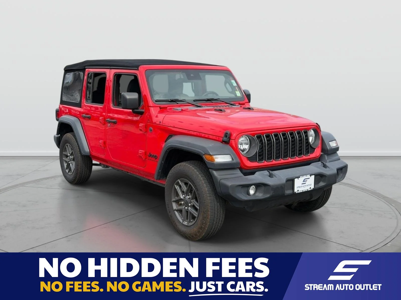 Used 2024 Red Jeep Sport S image 1