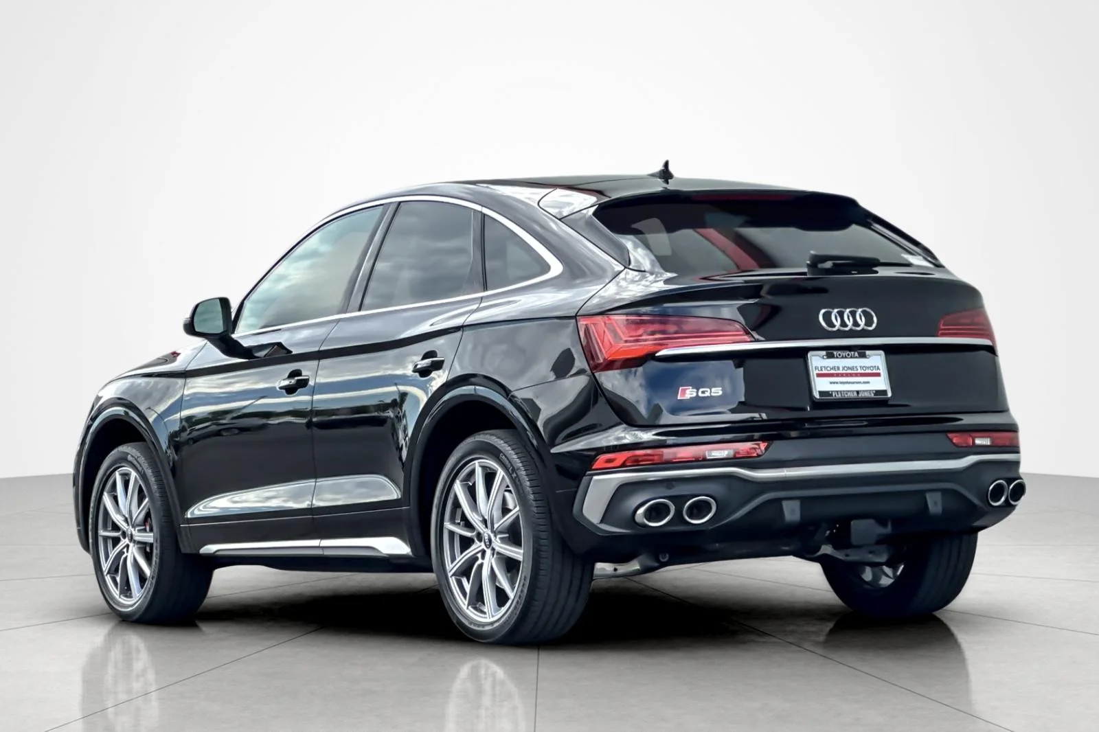 Used 2023 BLACK METALLIC Audi Premium Plus image 3