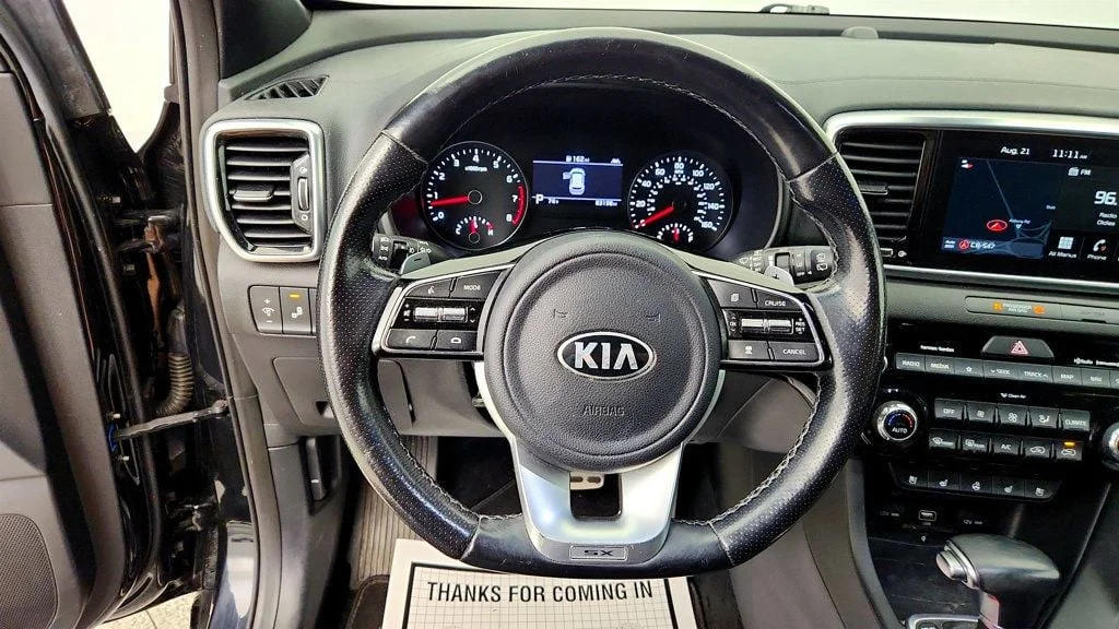 Used 2021 Black Cherry Kia SX Turbo AWD image 14