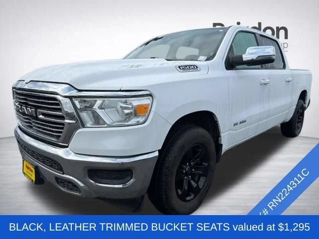 Used 2024 Bright White Clearcoat Ram Laramie image 3
