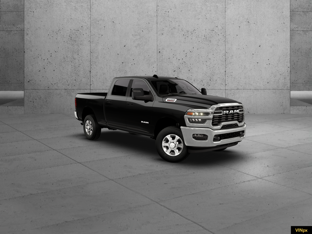 New 2026 Diamond Black Crystal Pearl-Coat Exterior Paint RAM Big Horn image 4