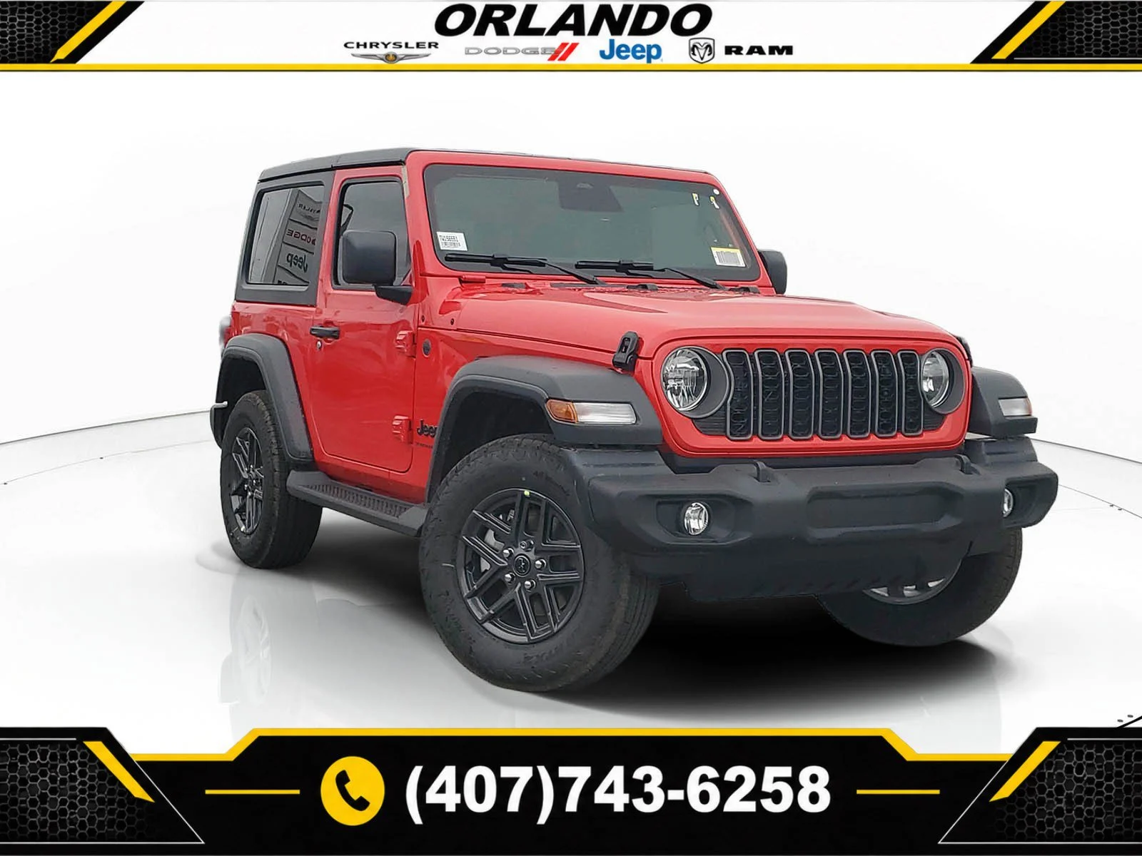 New 2026 Firecracker Red Clearcoat Jeep Sport S image 1